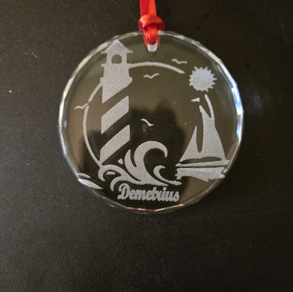Crystal Glass Ornament